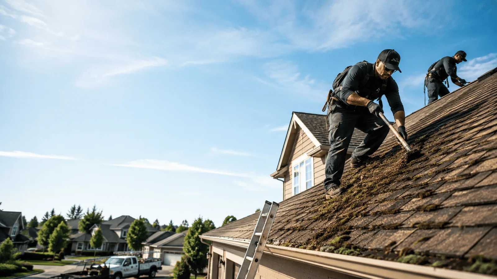 Roof Moss Removal in State Road, NC near me